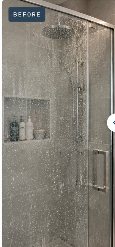 Shower & Bathroom before